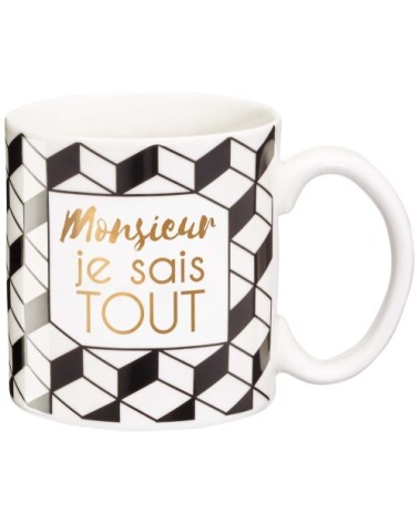 Mug cadeau monsieur je sais tout