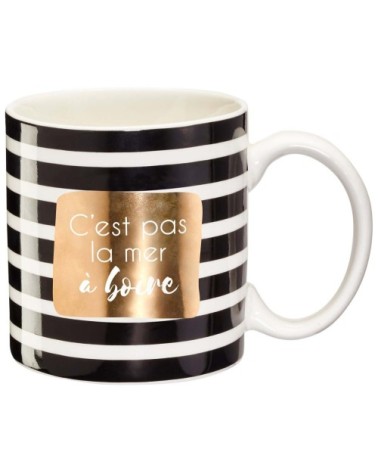 Mug cadeau c'est pas la mer à boire