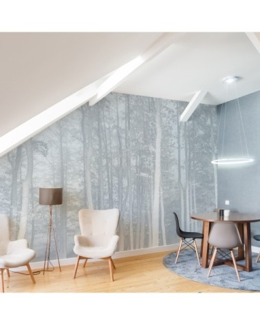 Papier peint panoramique la forêt enchantée 340 x 250  bleu