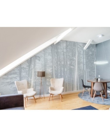 Papier peint panoramique la forêt enchantée 340 x 250  bleu