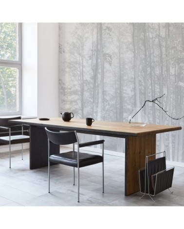 Papier peint panoramique la forêt enchantée 340 x 250  gris