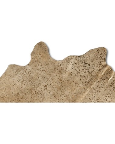 Tapis peau de vache or 220x180