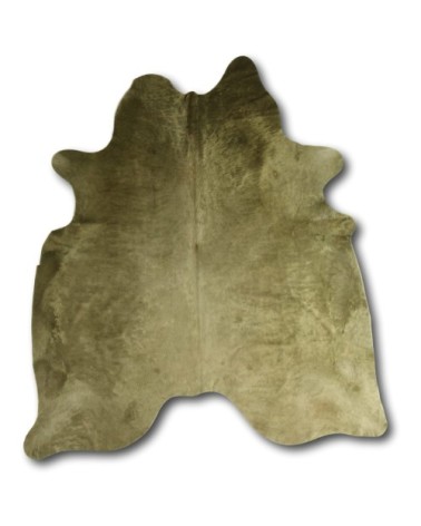 Tapis peau de vache vert 220x180