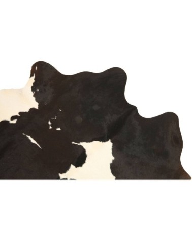 Tapis peau de vache noir et blanc 220 x 180 cm