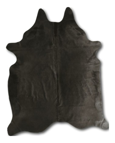 Tapis peau de vache gris 220x180