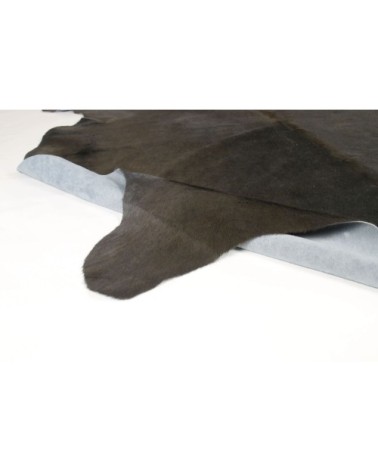 Tapis peau de vache gris 220x180