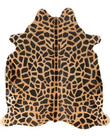 Tapis peau de vache style girafe 220x180