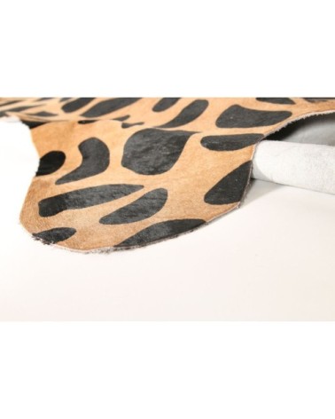 Tapis peau de vache style girafe 220x180