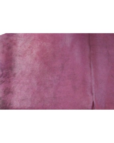 Tapis peau de vache rouge 220x180