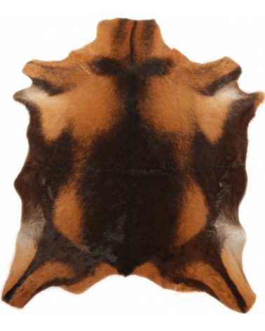 Tapis peau de chêvre marron 70x55