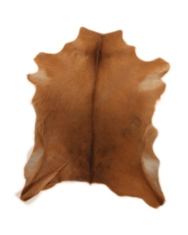 Tapis peau de chêvre marron 70x55