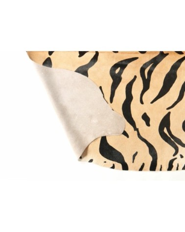 Tapis peau de vache style tigre 220x180