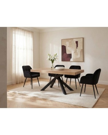 Table à manger effet bois