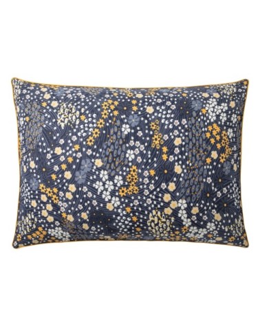 Taie d'oreiller 50x70 en coton bleu