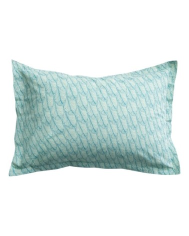 Taie d'oreiller 50x70 en coton vert