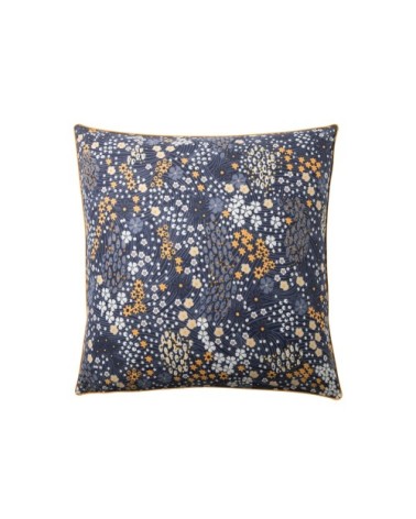 Taie d'oreiller 63x63 en coton bleu