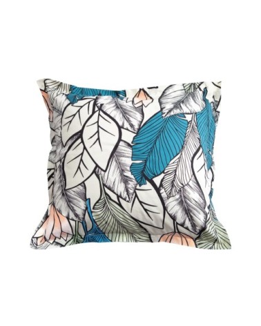Taie d'oreiller 63x63 en coton multicolore