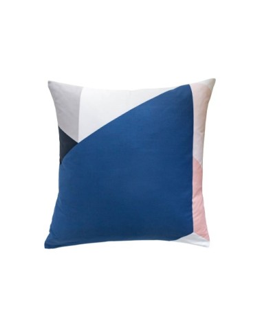 Taie d'oreiller 63x63 en coton multicolore