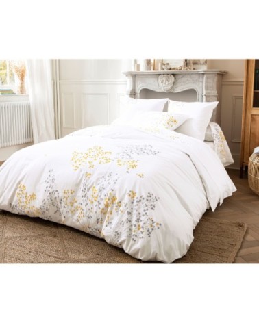 Taie de traversin 43x185 en percale de coton  blanc