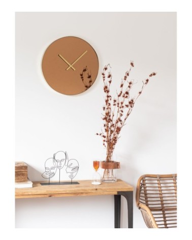 Statuette filaire en métal noir H25