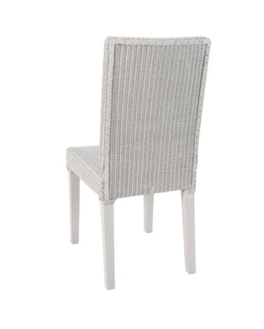 Chaise en Lloyd Loom gris clair