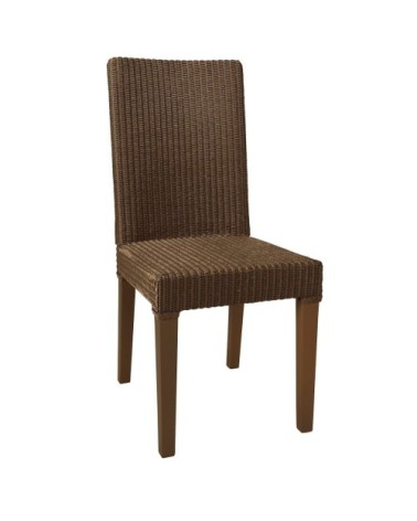 Chaise en Lloyd Loom cuivre