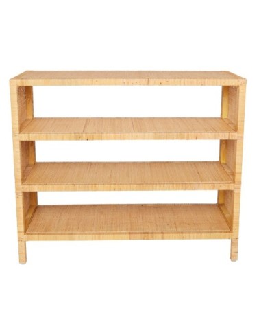Etagère en cannage de rotin MM beige foncé