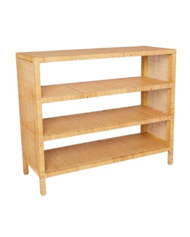 Etagère en cannage de rotin MM beige foncé