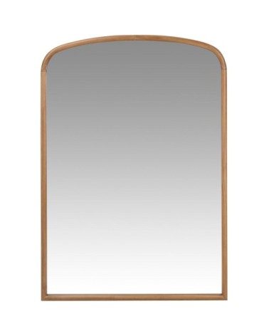 Miroir rectangulaire encadrement en bois H86