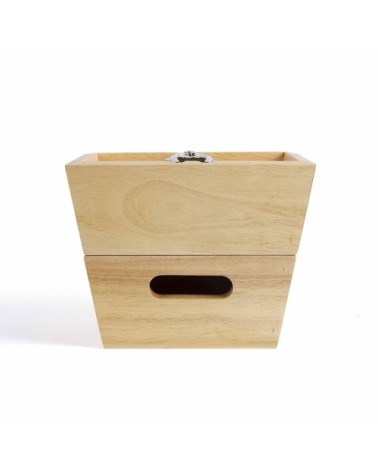 Set casse-noix en bois beige