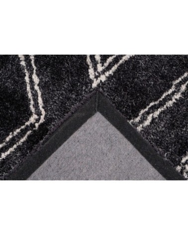 Tapis en polyester anthracite 120x170