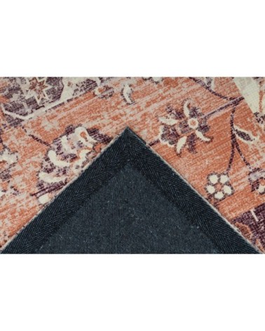 Tapis en coton multicolore et marron 160x230