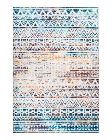Tapis en polyester multicolore 80x150