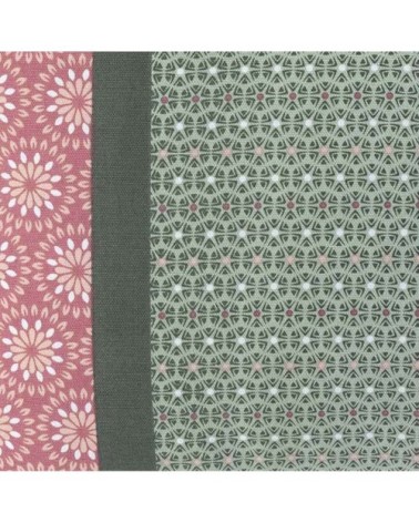 Housse de coussin à pompons coton rose 40x40cm