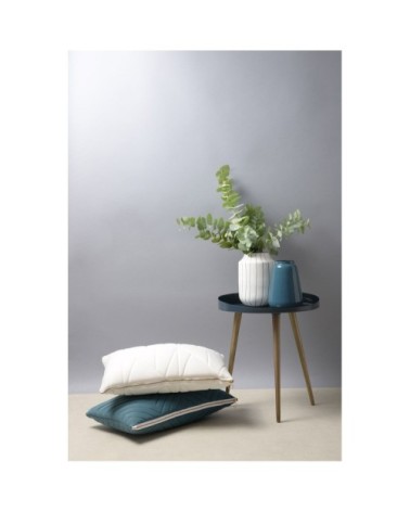 Bout de canapé émaillé bleu