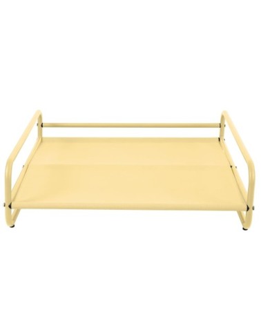 Structure pour fauteuil et pouf de salon de jardin modulable jaune