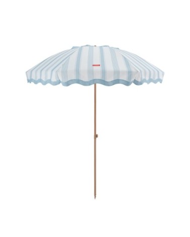 Parasol plage inclinable UPF50+ polyester bleu