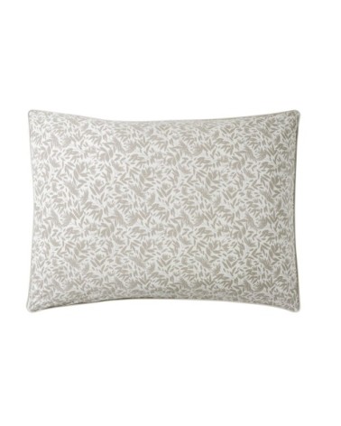 Taie d'oreiller imprimée en percale de coton ocre 50x75