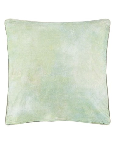 Taie d'oreiller imprimée en percale de coton bleu