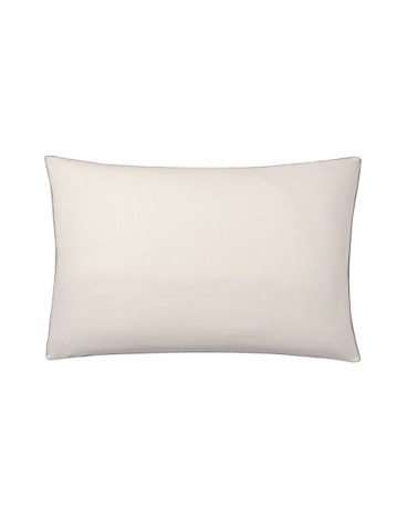 Taie d'oreiller imprimée en percale de coton jaune 50x75
