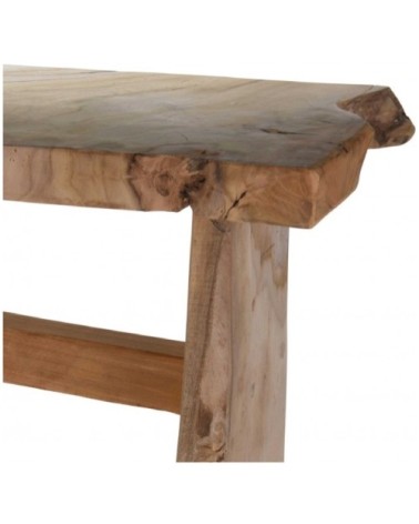 Tabouret rustique en teck