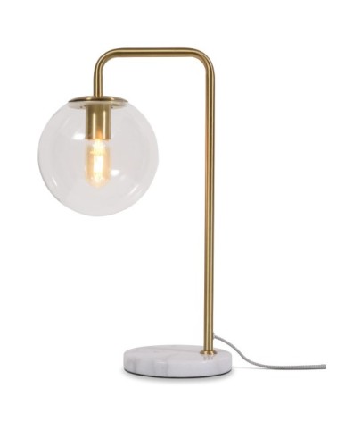 Lampe de table dorée H53cm