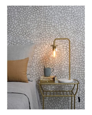 Lampe de table dorée H53cm