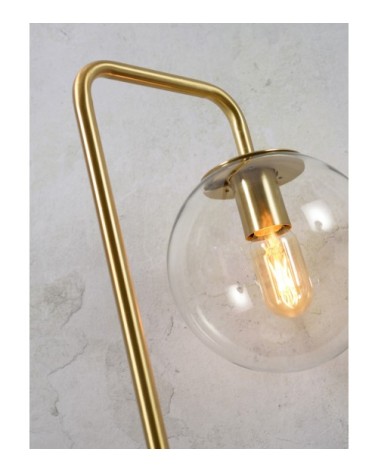 Lampe de table dorée H53cm