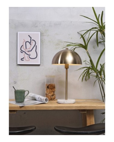 Lampe de table dorée H45cm