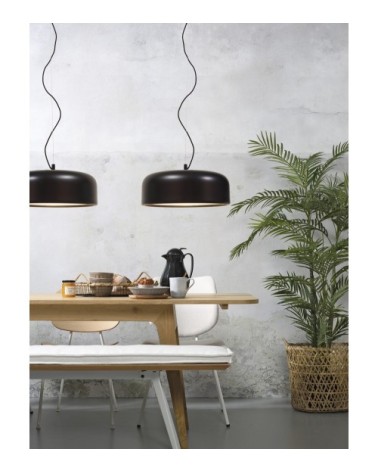 Suspension en fer forgé noir D49cm