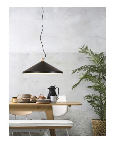 Suspension noire H133cm