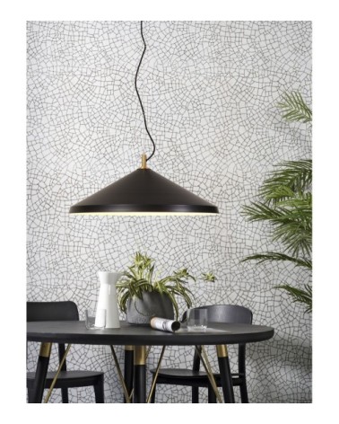 Suspension noire H133cm