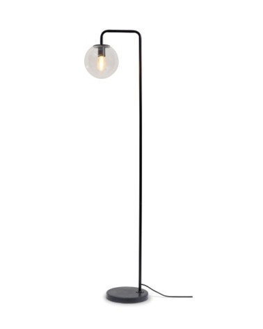 Lampadaire noir H156cm