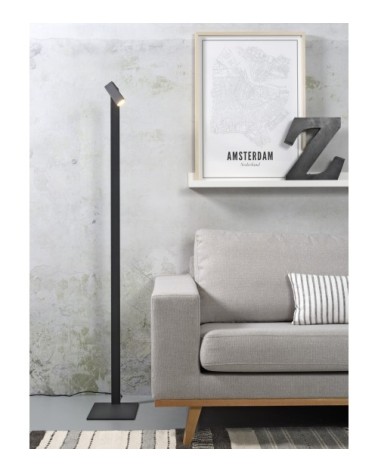 Lampadaire noir H142cm